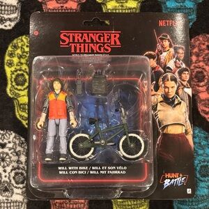 STRANGER THINGS Will with Bike Action Figure - Multicolor